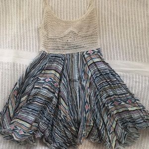 boho mini dress 🧡